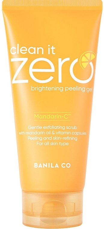 Żel-peeling do twarzy - Banila Co Clean It Zero Mandarin-C Brightening Peeling Gel  — Zdjęcie N1