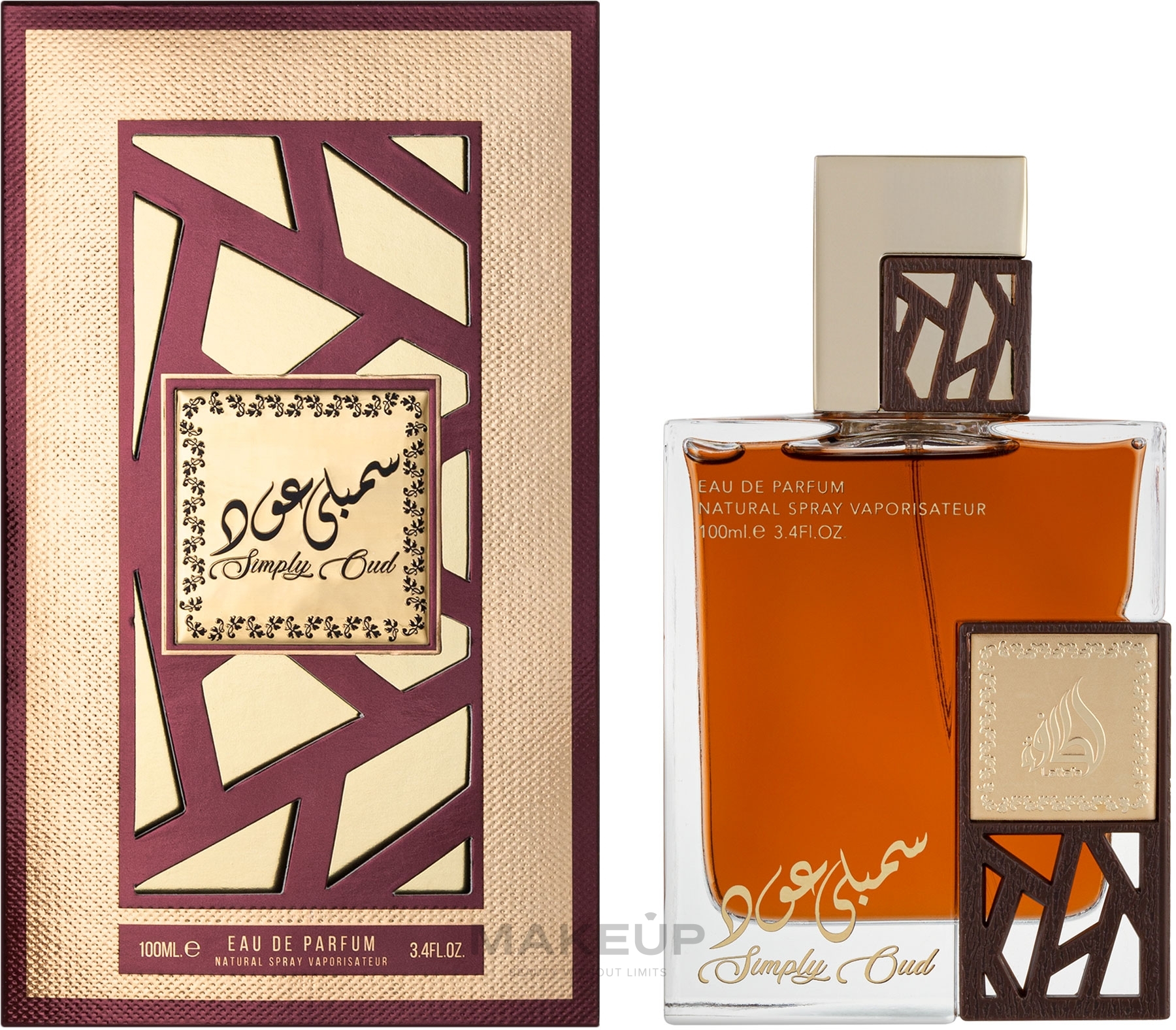 Lattafa Perfumes Simply Oud - Woda perfumowana — Zdjęcie 100 ml