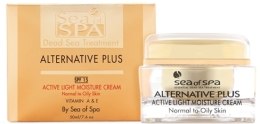 Lekki krem nawilżający do twarzy do skóry tłustej - Sea Of Spa Alternative Plus Active Light Moisture Cream — Zdjęcie N3