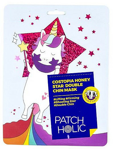 Liftingująca maska na podbródek - Patch Holic Costopia Honey Star Double Chin Mask — Zdjęcie N1