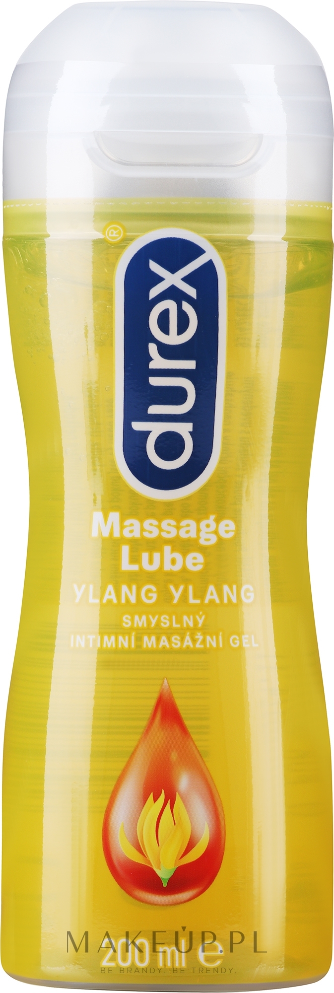 Intymny żel do masażu 2w1 Ylang-Ylang, 200 ml. - Durex Play Massage 2 in 1 Sensual — Zdjęcie 200 ml
