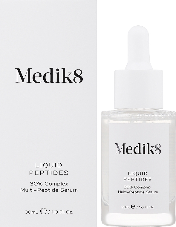 Intensywnie nawilżające serum peptydowe - Medik8 Liquid Peptides Serum — Zdjęcie N2