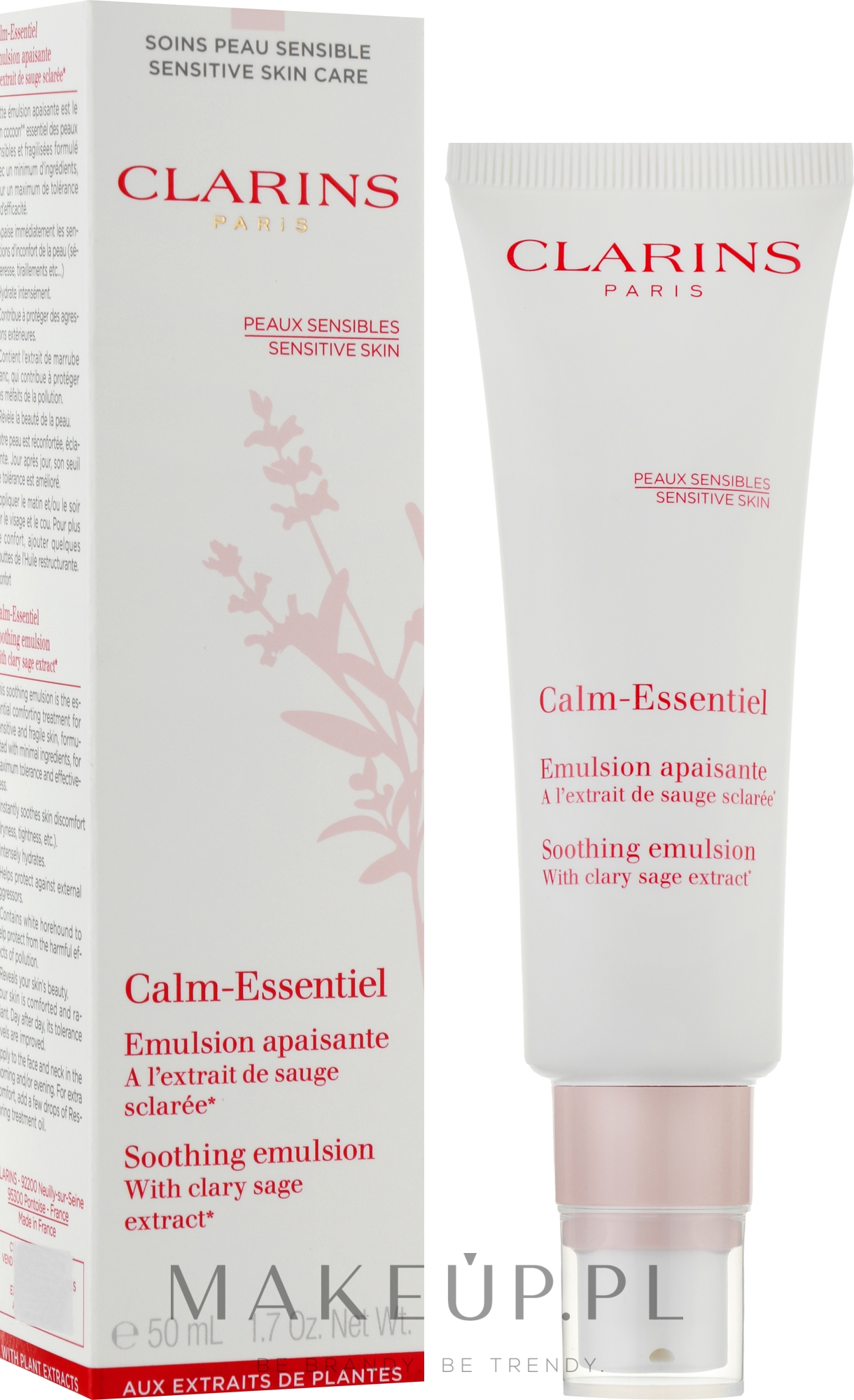 Nawilżająca emulsja do skóry wrażliwej - Clarins Calm-Essentiel Soothing Emulsion — Zdjęcie 50 ml