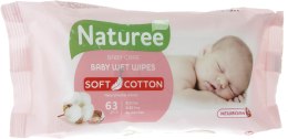 Kup Chusteczki nawilżane dla dzieci Naturee Soft Cotton, 63 szt. - Cotton Club 