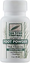 Kup Bezzapachowy puder do stóp, z olejkiem z drzewa herbacianego - Tea Tree Therapy Unscented Foot Powder