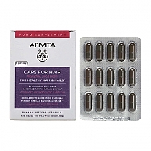 Suplement diety Na włosy - Apivita Caps for Hair — Zdjęcie N2