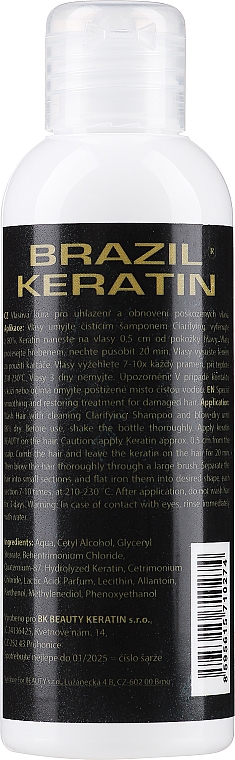 Keratynowy balsam do włosów - Brazil Keratin Keratin Beauty Balzam — Zdjęcie N2
