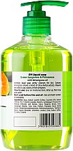 Mydło w płynie z olejkiem z trawy cytrynowej Tangerynka i palczatka - Fresh Juice Green Tangerine & Palmarosa — Zdjęcie N2