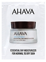 Nawilżający krem do skóry normalnej i suchej - Ahava Time To Hydrate Essential Day Moisturizer Normal to Dry Skin (próbka) — Zdjęcie N1