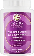 Maska alginianowa Tonizująca i stymulująca do starzenia się skóry - ALG & SPA Professional Line Collection Masks Tonic and Stimulating Peel off Mask — Zdjęcie N1