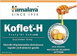 Kup Suplement diety Lizaki o smaku imbirowym - Himalaya Herbals Koflet-H Ginger Flavour