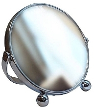 Okrągłe lustro stołowe, chromowane, 13 cm - Acca Kappa Chrome ABS Mirror 1x/5x — Zdjęcie N1