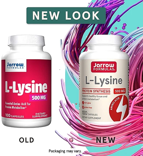 Suplement diety L-lizyna, 500 mg - Jarrow Formulas L-Lysine 500mg — Zdjęcie N2