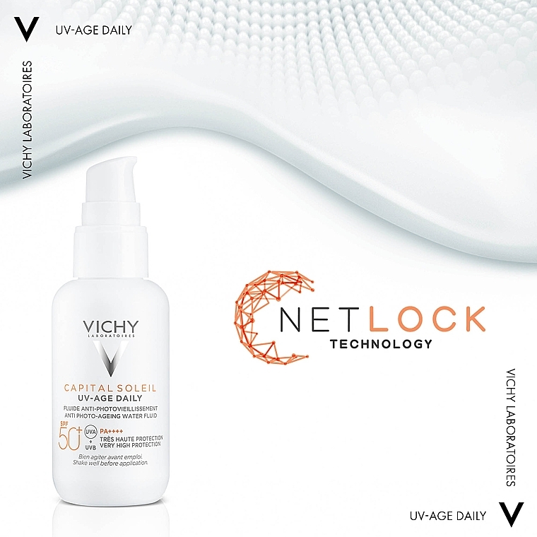 Fluid przeciw fotostarzeniu skóry do twarzy SPF 50+ - Vichy Capital Soleil UV-Age Daily SPF 50+ — Zdjęcie N6