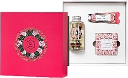 Kup Zestaw - Benamor Rose Amelie Gift Set (h/cr/30ml + dry/oil/100ml + soap/100g)