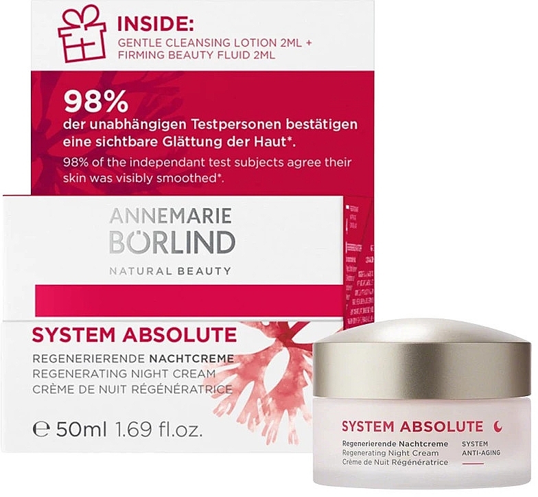 Rewitalizujący krem do twarzy na noc - Annemarie Borlind System Absolute Regenerating Night Cream Limited Design — Zdjęcie N1