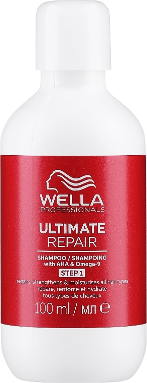 Szampon do wszystkich rodzajów włosów - Wella Professionals Ultimate Repair Shampoo With AHA & Omega-9 — Zdjęcie N3