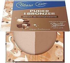 Puder do konturowania - Stars from The Stars x Wedel Powder and Bronzer Contouring Set — Zdjęcie N1