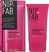 Krem do twarzy z kwasem salicylowym - NIP+FAB Salicylic Fix Moisturiser Cream — Zdjęcie N2