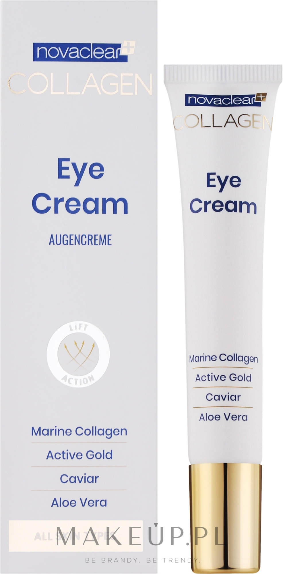 Kolagenowy krem pod oczy - Novaclear Collagen Eye Cream — Zdjęcie 15 ml