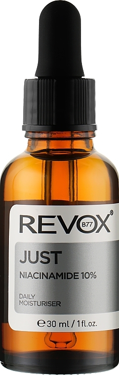 Serum z niacynamidem - Revox Just Niacinamide 10%, Daily Moisturiser Serum  — Zdjęcie N1