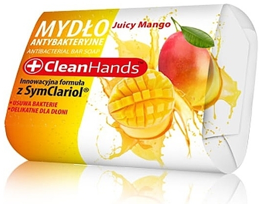 Antybakteryjne mydło do rąk Juicy Mango - Clean Hands Antibacterial Bar Soap — Zdjęcie N1
