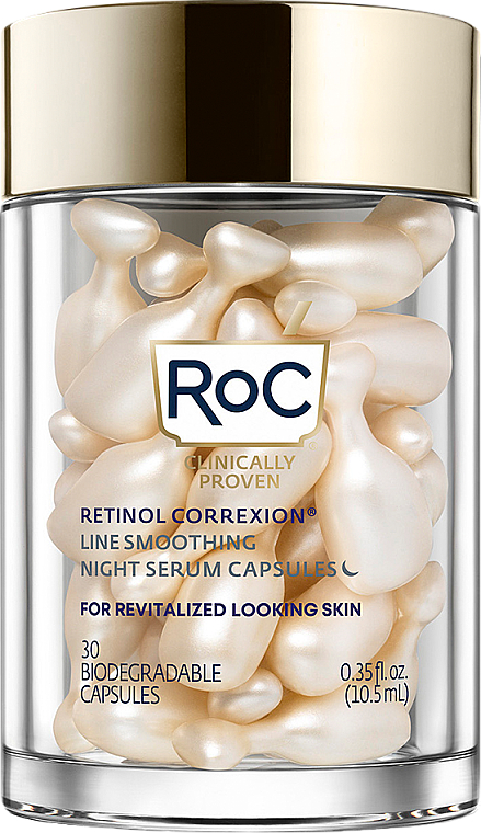 Serum w kapsułkach do twarzy z retinolem - Roc Retinol Correxion Line Smoothing Night Serum — Zdjęcie N3
