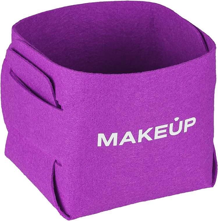 Organizer na kosmetyki do makijażu Beauty Basket, fioletowy - MAKEUP Desk Organizer Violet — Zdjęcie N2