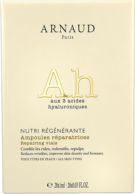 Rewitalizujące ampułki do twarzy - Arnaud Nutri Regenerante Repairing Vials — Zdjęcie N2