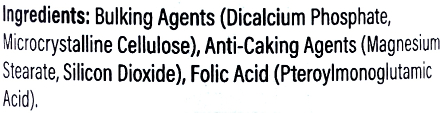 Kwas foliowy w tabletkach - Holland & Barrett Folic Acid 400mg — Zdjęcie N2