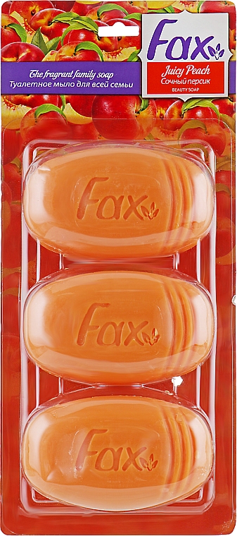 Mydło toaletowe z soczystą brzoskwinią - Fax Soap