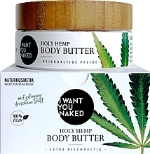 Masło do ciała Seed Oil & Vitamin E - I Want You Naked Hold Hemp Body Butter — Zdjęcie N1