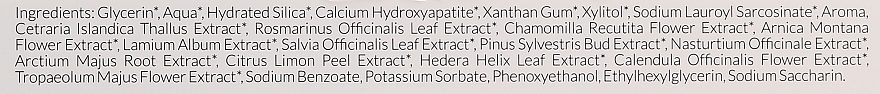 Pasta do zębów Zioła lecznicze Skandynawii - Melica Organic Toothpaste Scandinavian Herbs With Iceland Moss Extract — Zdjęcie N4