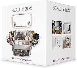 Organizer na kosmetyki, biały - Rio-Beauty Ultimate Beauty Storage Vanity Case  — Zdjęcie N3