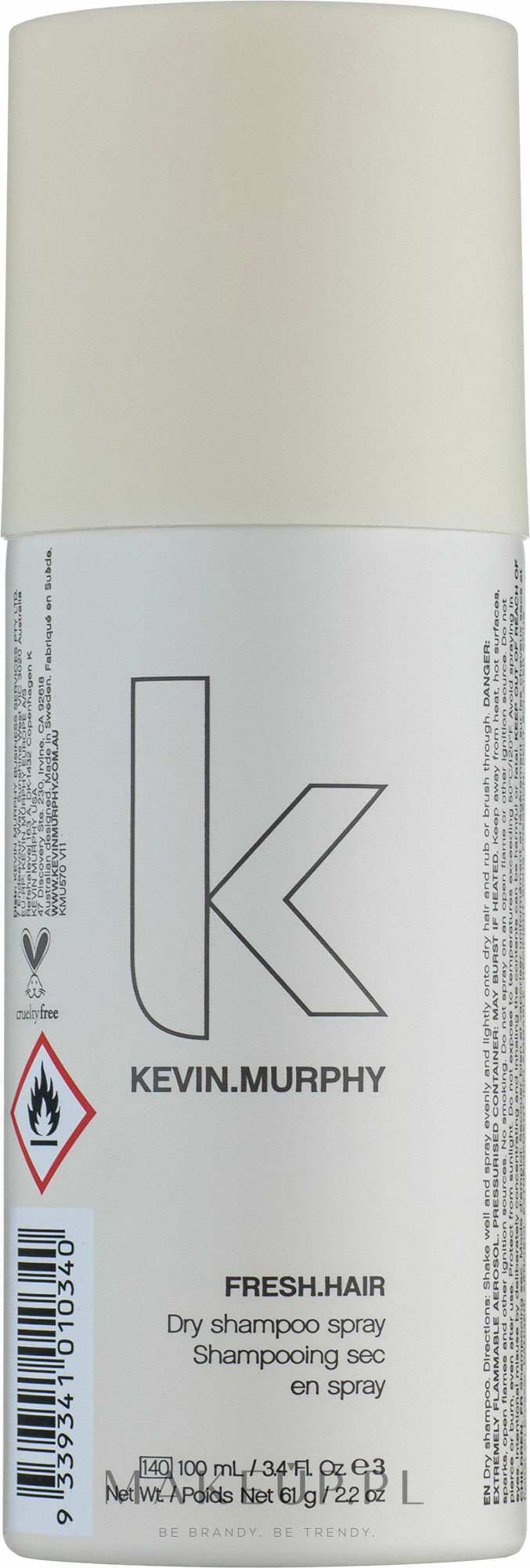 Suchy szampon do włosów - Kevin.Murphy Fresh.Hair Dry Cleaning Spray Shampooing — Zdjęcie 100 ml