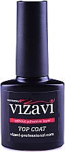 Nielepiący się top coat do paznokci - Vizavi Professional Top Coat — Zdjęcie N1