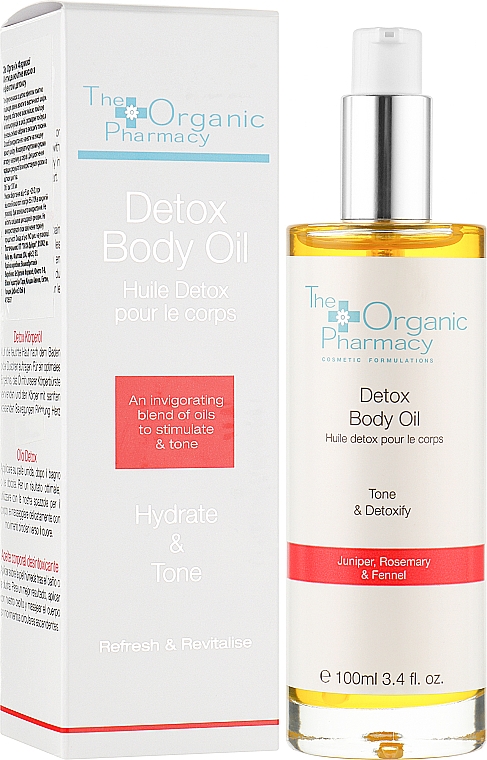 Antycellulitowy olejek do ciała - The Organic Pharmacy Detox Cellulite Body Oil — Zdjęcie N2