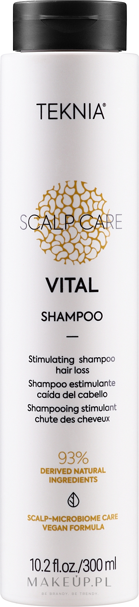 Szampon micelarny bez siarczanów przeciw wypadaniu włosów - Lakmé Teknia Scalp Care Vital Shampoo — Zdjęcie 300 ml