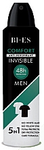 Antyperspirant w sprayu - Bi-Es Men Comfort Anti-Perspirant Invisible — Zdjęcie N1