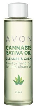 Lekki olejek do oczyszczania twarzy z olejem konopnym - Avon Cannabis Sativa Oil — Zdjęcie N1