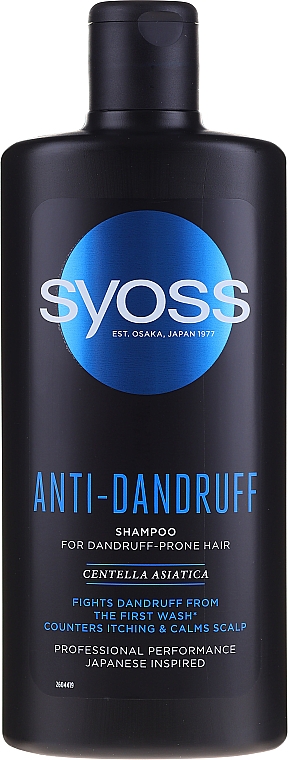 Szampon do włosów ze skłonnością do łupieżu - Syoss Anti-Dandruff Centella Asiatica Shampoo