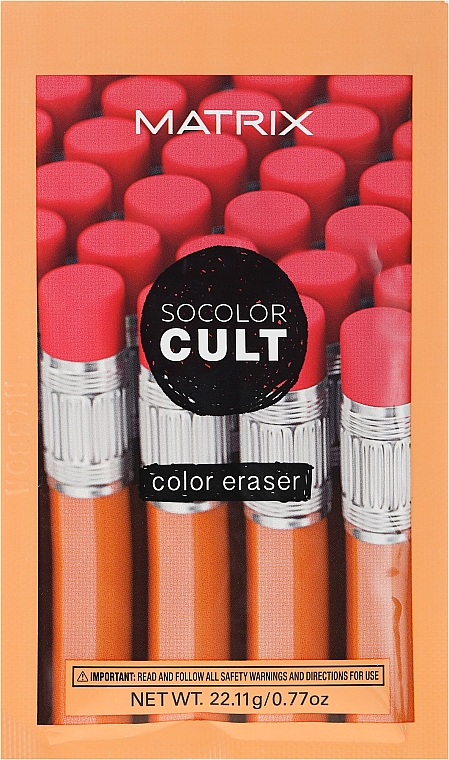 Preparat do usuwania farby z włosów - Matrix SoColor Cult Color Eraser