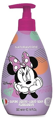 Mydło w płynie dla dzieci Minnie Mouse - Naturaverde Kids Disney Minnie Mouse Liquid Soap — Zdjęcie N1