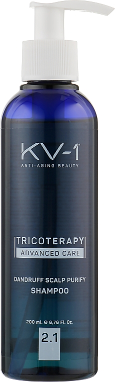 Oczyszczający szampon przeciwłupieżowy - KV-1 Tricoterapy Dandruff Scalp Purify Shampoo — Zdjęcie N1