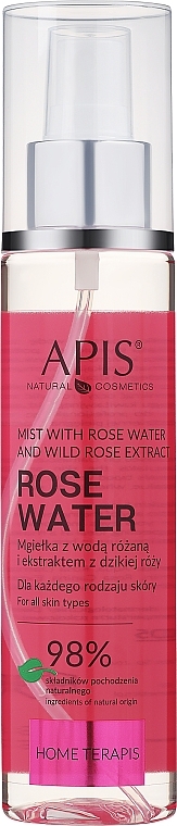 Mgiełka z wodą różaną i ekstraktem z dzikiej róży - APIS Professional Home TerApis — Zdjęcie N1