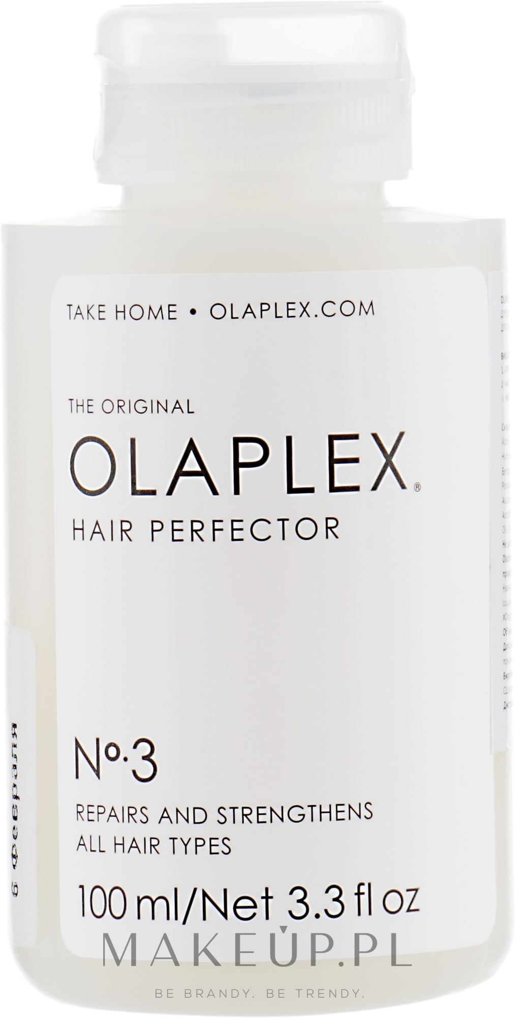 Eliksir odbudowująco-regenerujący do włosów po zabiegach chemicznych - Olaplex Hair Perfector №3 — Zdjęcie 100 ml