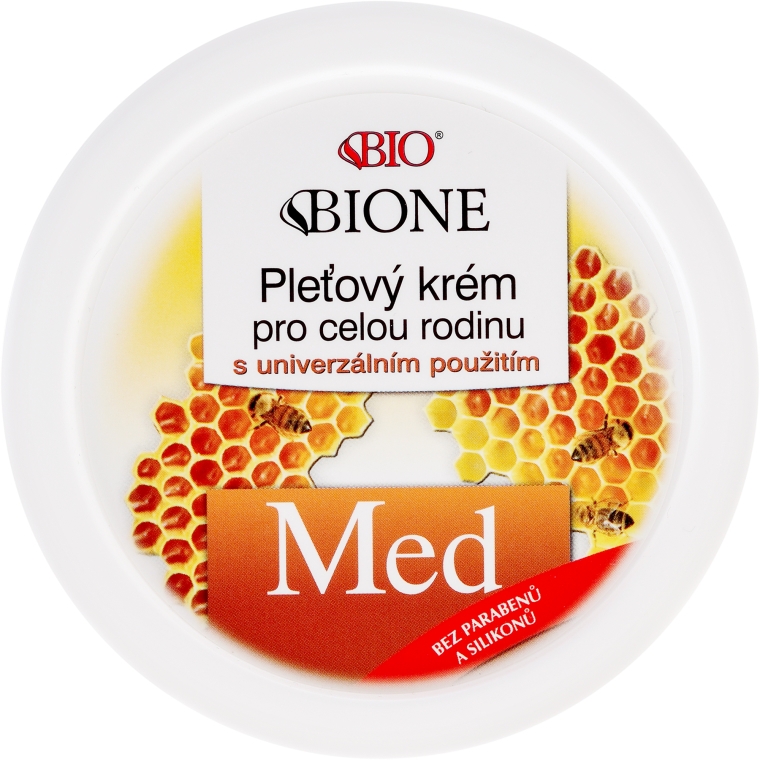 Uniwersalny krem rodzinny z mleczkiem pszczelim i koenzymem Q10 - Bione Cosmetics Honey + Q10 Cream