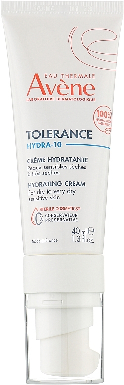 Krem nawilżający - Avene Tolerance Hydra-10 Hydrating Cream — Zdjęcie N1