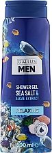 Kup Żel pod prysznic dla mężczyzn z solą morską i wyciągiem z alg - Gallus Men Sea Salt&Algae Extract Shower Gel