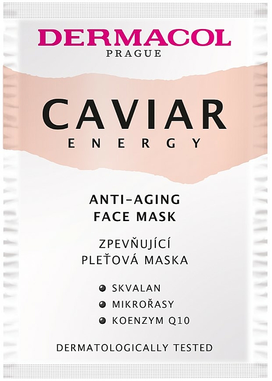 Ujędrniająca maska przeciwzmarszczkowa do twarzy - Dermacol Caviar Energy Anti-Aging Face Mask — Zdjęcie N1